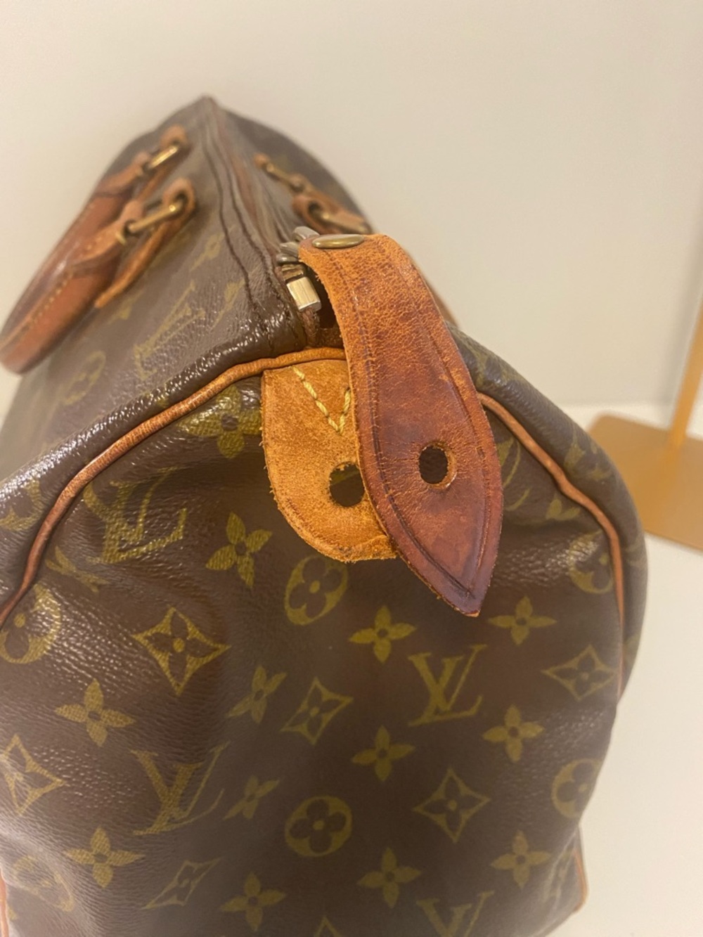 Authentic Louis Vuitton Monogram Speedy 40 Vintage Hand Bag Brown - Picture 17 of 17